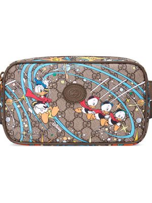 Disney x gucccci Donald Duck Print Belt Bag