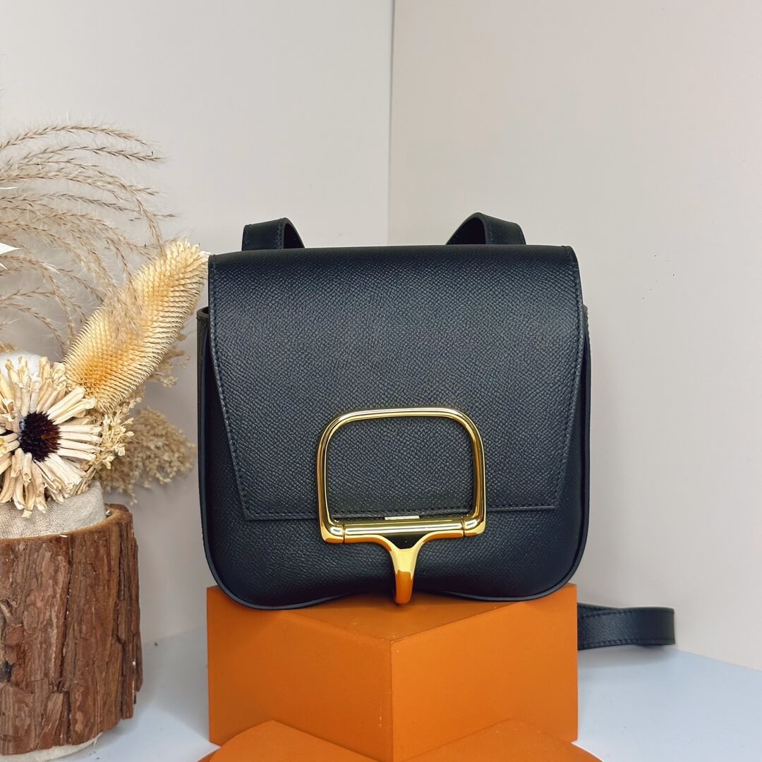 Gray Hermes Della Cavalleria mini bag II (High-end Grade) - Image 2