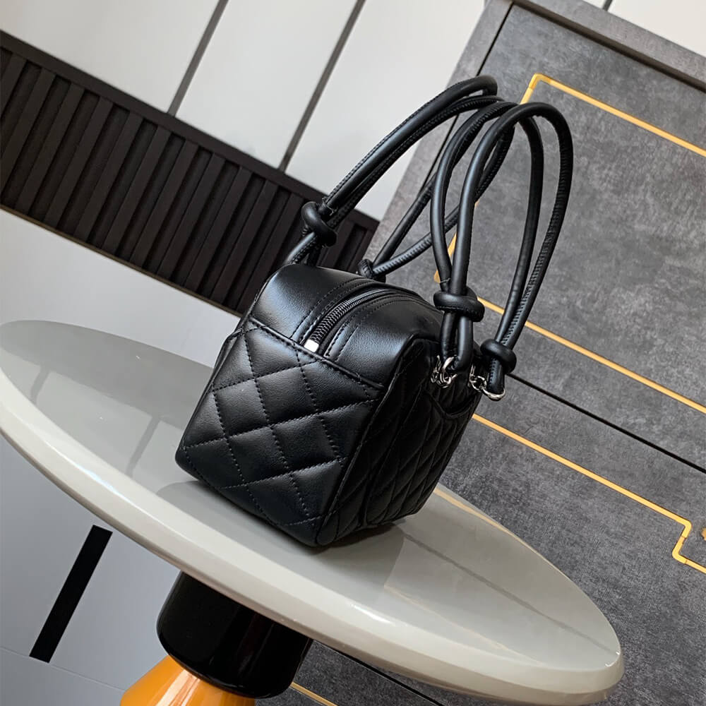 Black Chanel Mini Cambon Line Tote (high-end grade) - Image 3