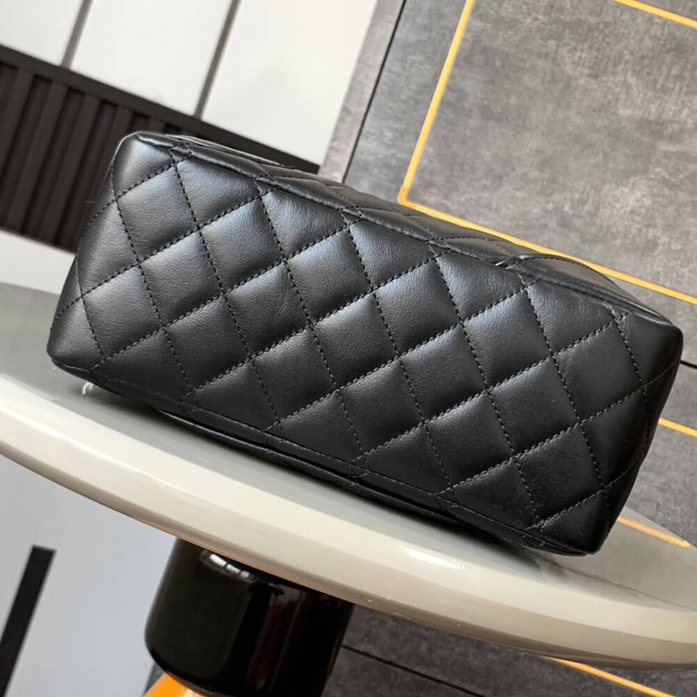 Black Chanel Mini Cambon Line Tote (high-end grade) - Image 5