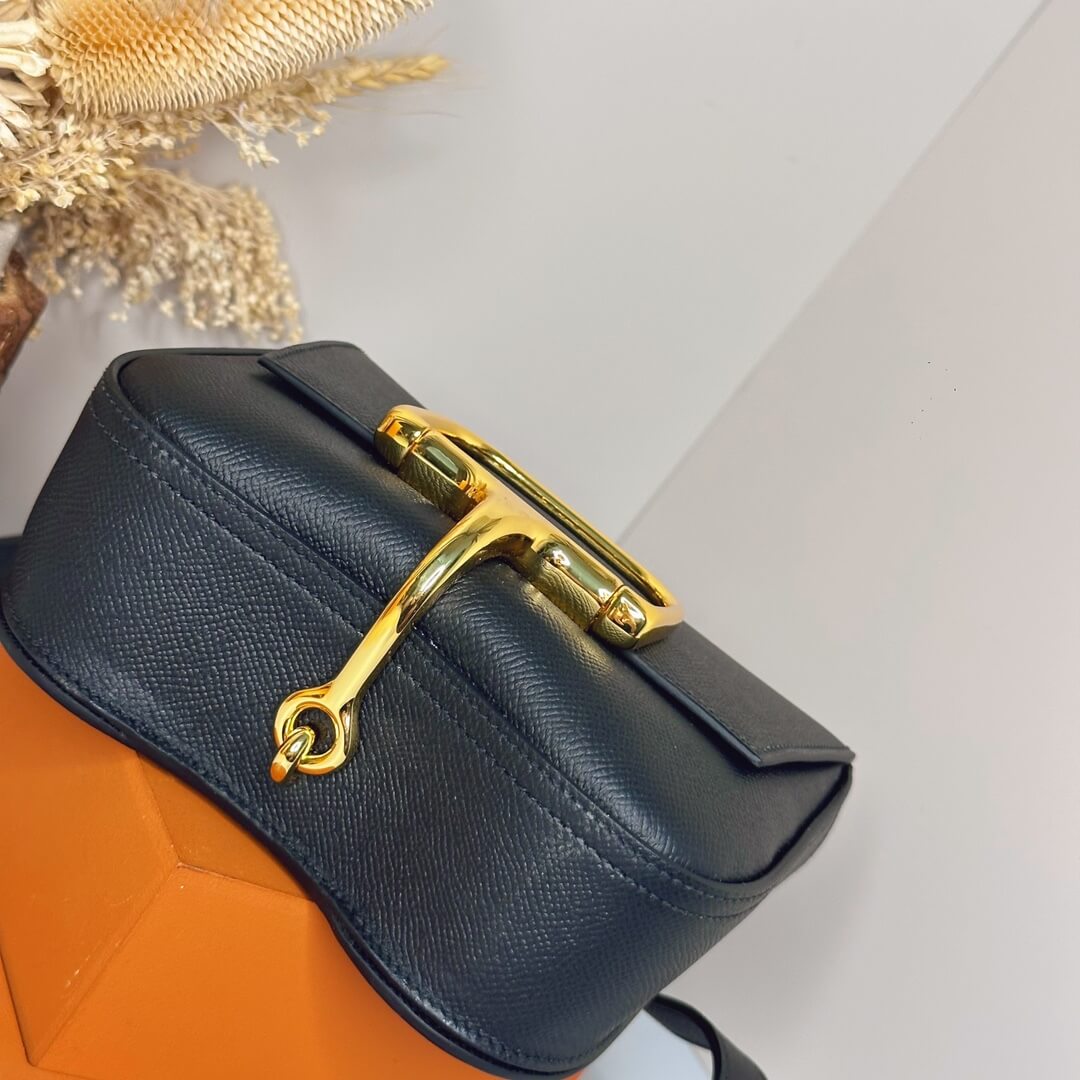 Gray Hermes Della Cavalleria mini bag II (High-end Grade) - Image 6